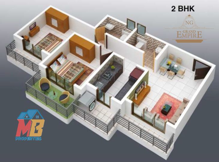 2bhk in bhayandar east at rna ng grand empire layout