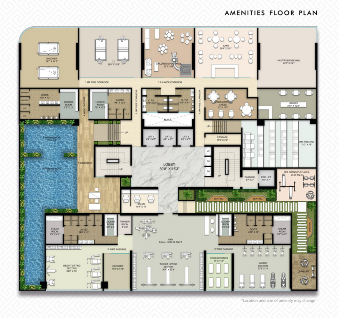 handpicked amenities at sonam one arc bhayandar east